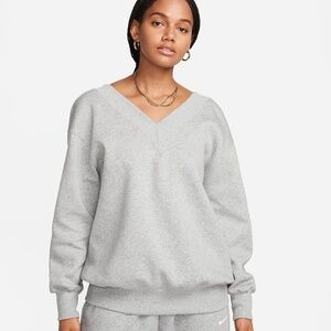 EUC Nike Grey phoenix neck sweatshirt XS oversized